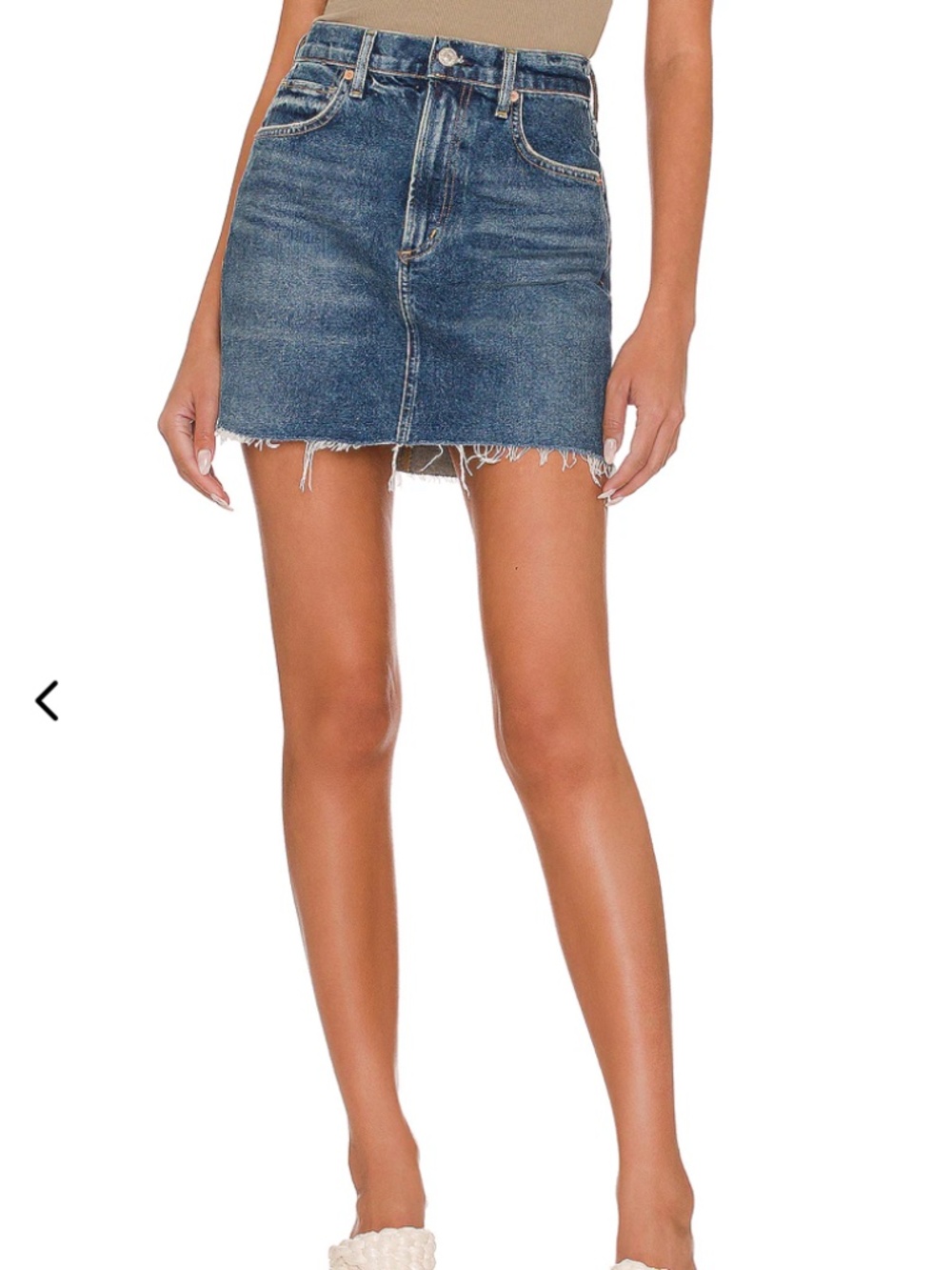 Citizens of Humanity Beatnik Mini Skirt — Idlewild — Size 25